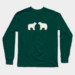 Painted polar bear 1&1 Long Sleeve T-Shirt